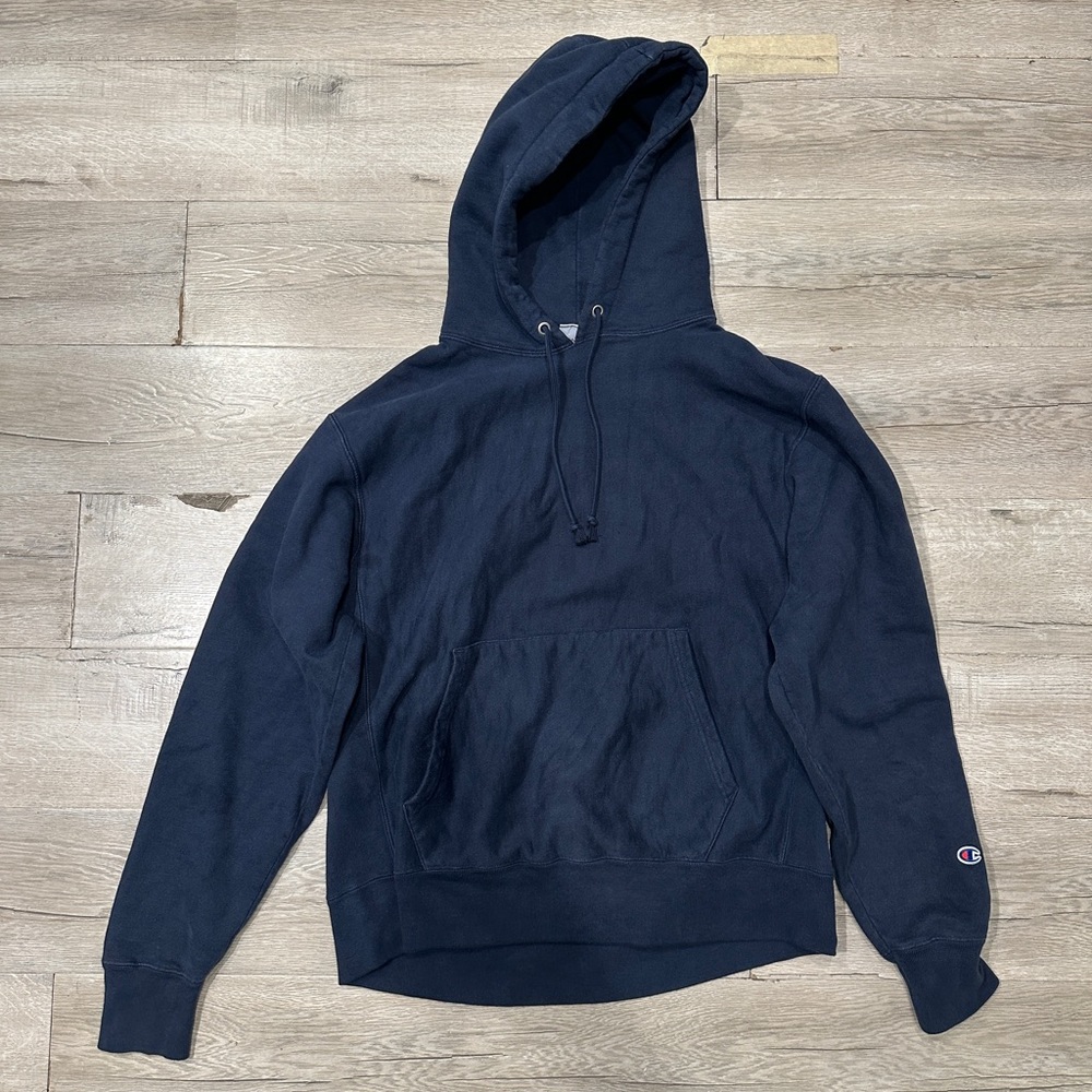 Champion Reverse Weave Hoodie Navy